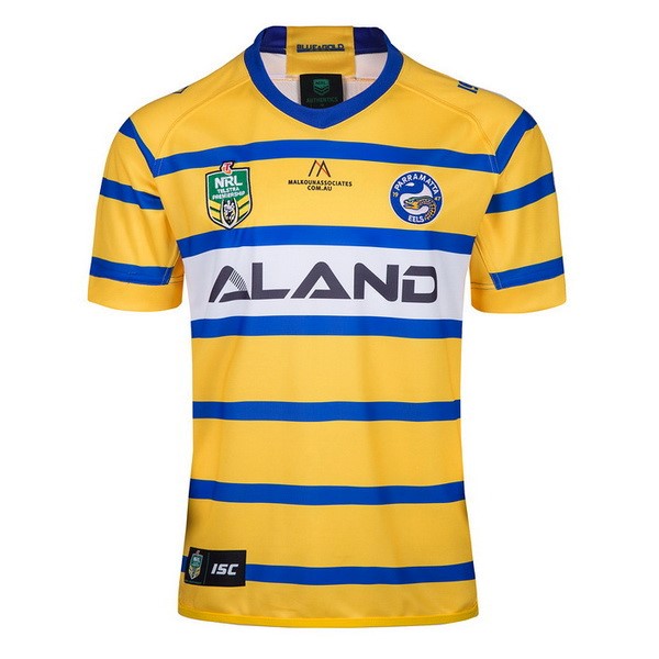 Tailandia Camiseta Parramatta Eels 2ª Kit 2018 Amarillo